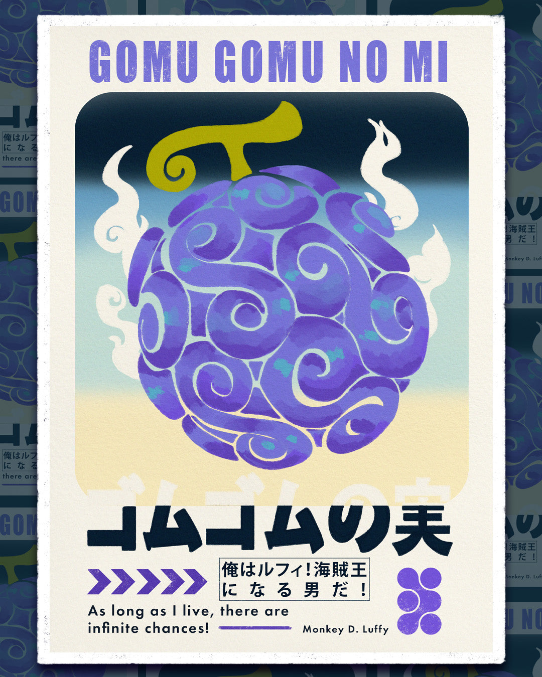 ❦ AFFICHES FRUITS DU DEMON - ONE PIECE