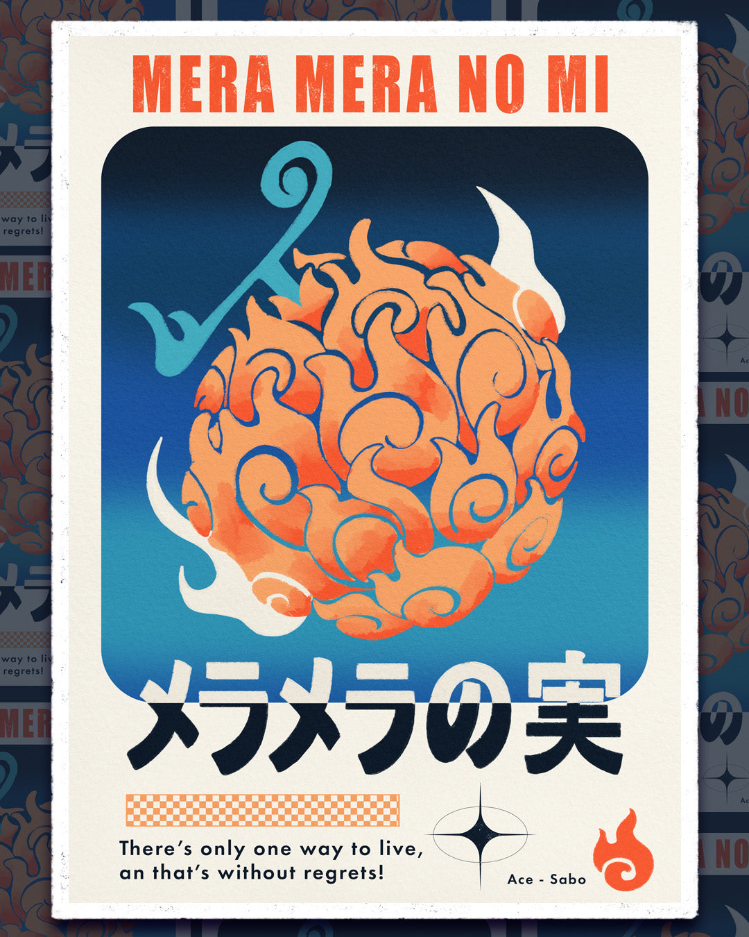 ❦ AFFICHES FRUITS DU DEMON - ONE PIECE