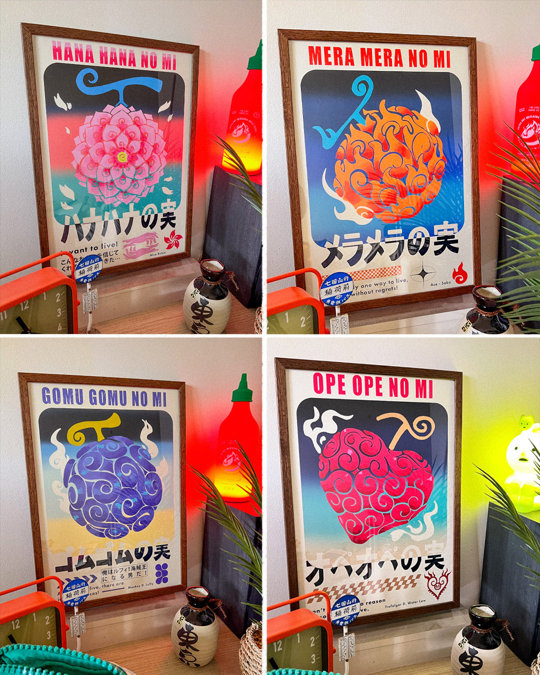 ❦ AFFICHES FRUITS DU DEMON - ONE PIECE