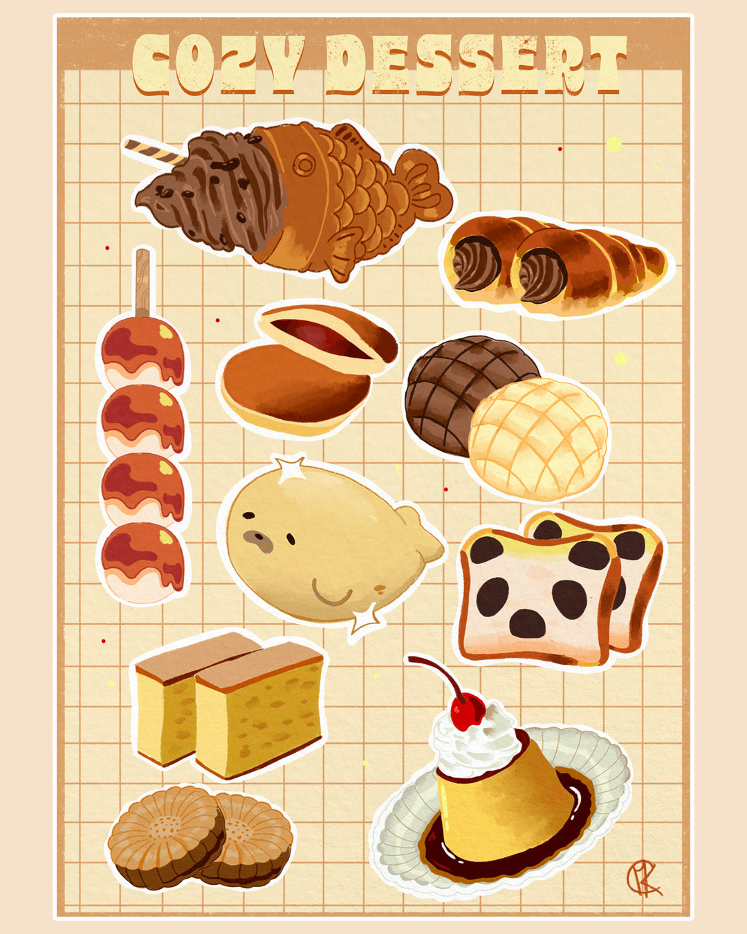 ▚▚ PLANCHES STICKERS GOURMANDS