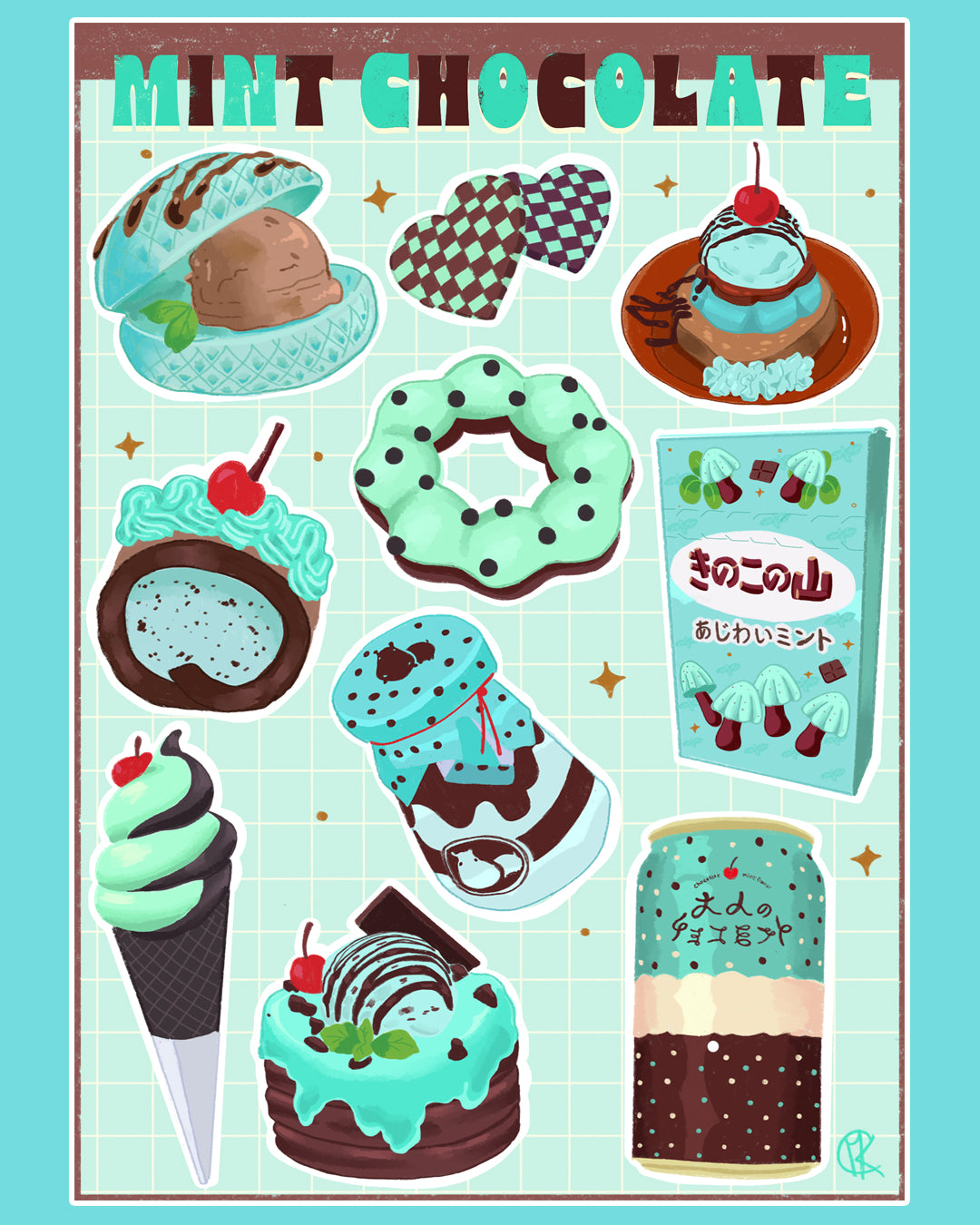 ▚▚ PLANCHES STICKERS GOURMANDS