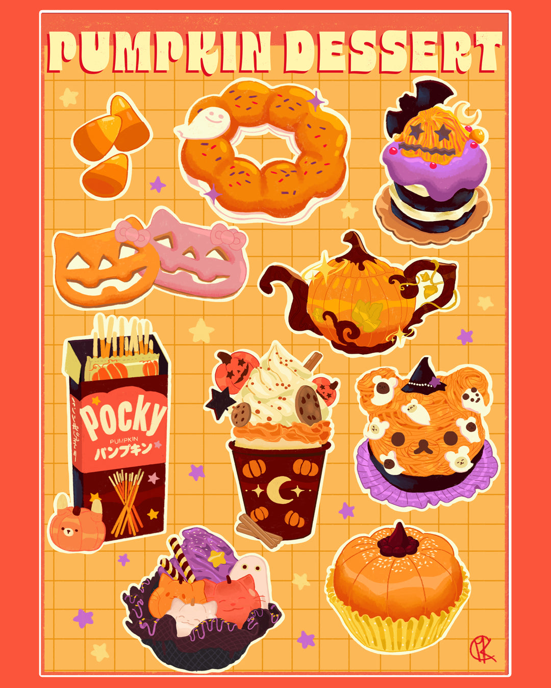 ▚▚ PLANCHES STICKERS GOURMANDS