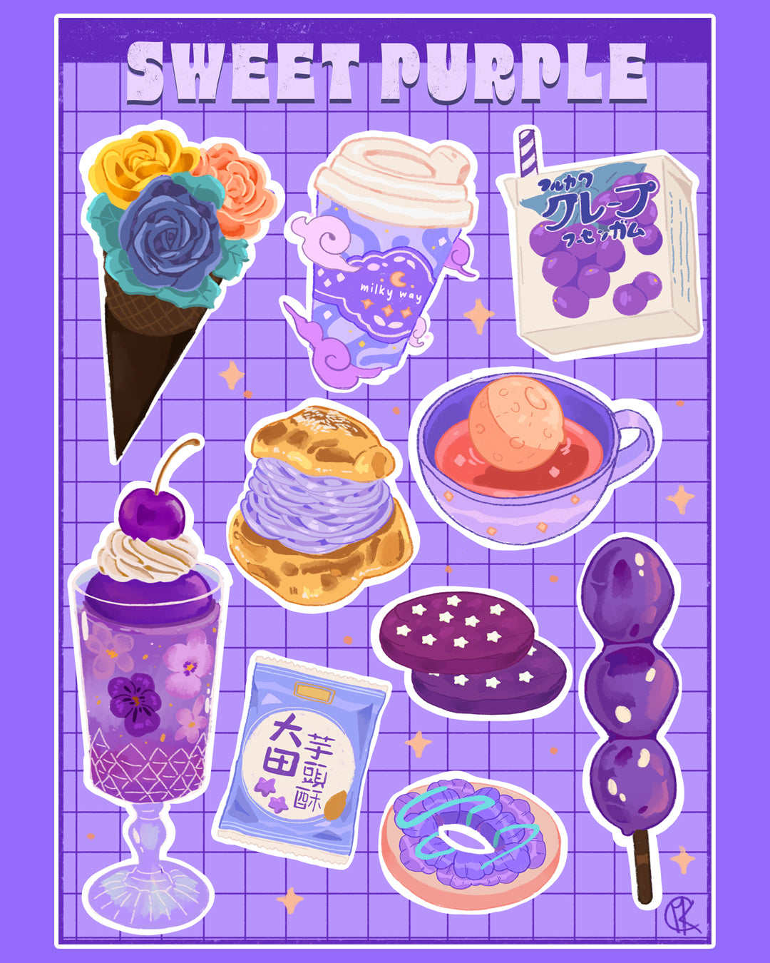 ▚▚ PLANCHES STICKERS GOURMANDS