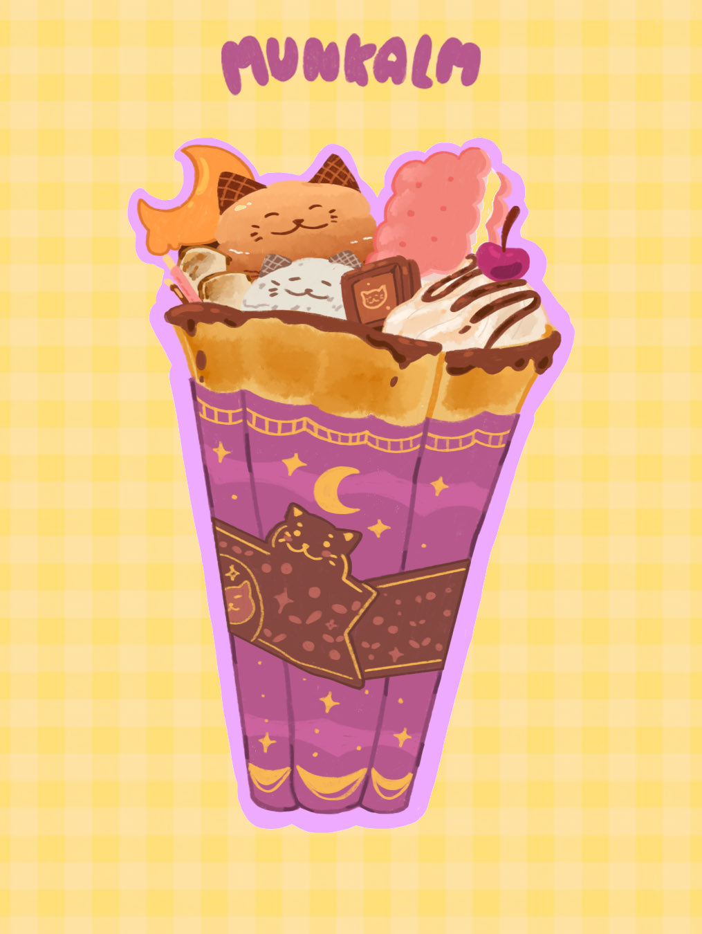 ✪ STICKER GOURMAND BRILLANT